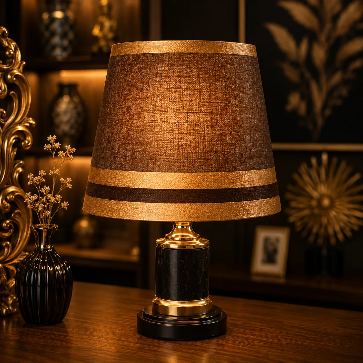 Classic Drum Table Lamp