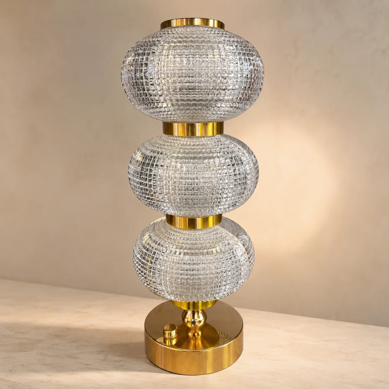 Crystal Orb Table Lamp