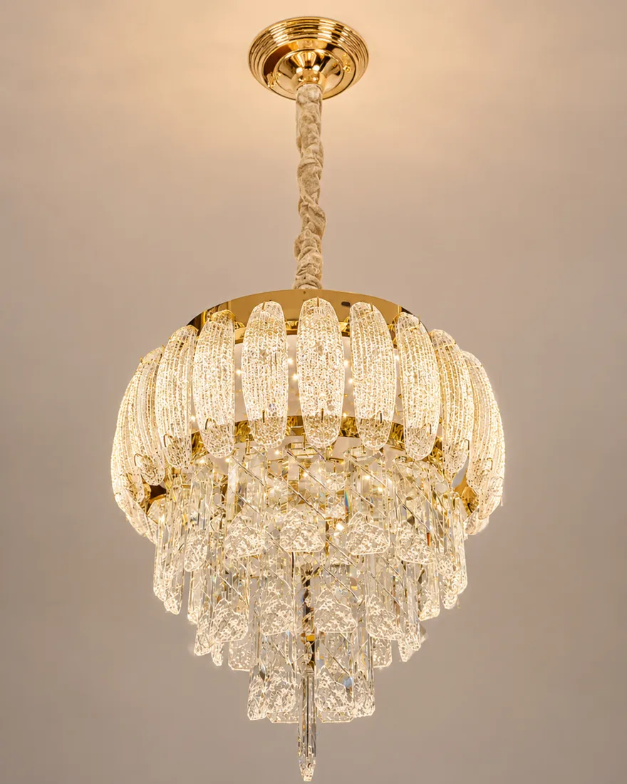 Empress Gold Crystal Chandelier