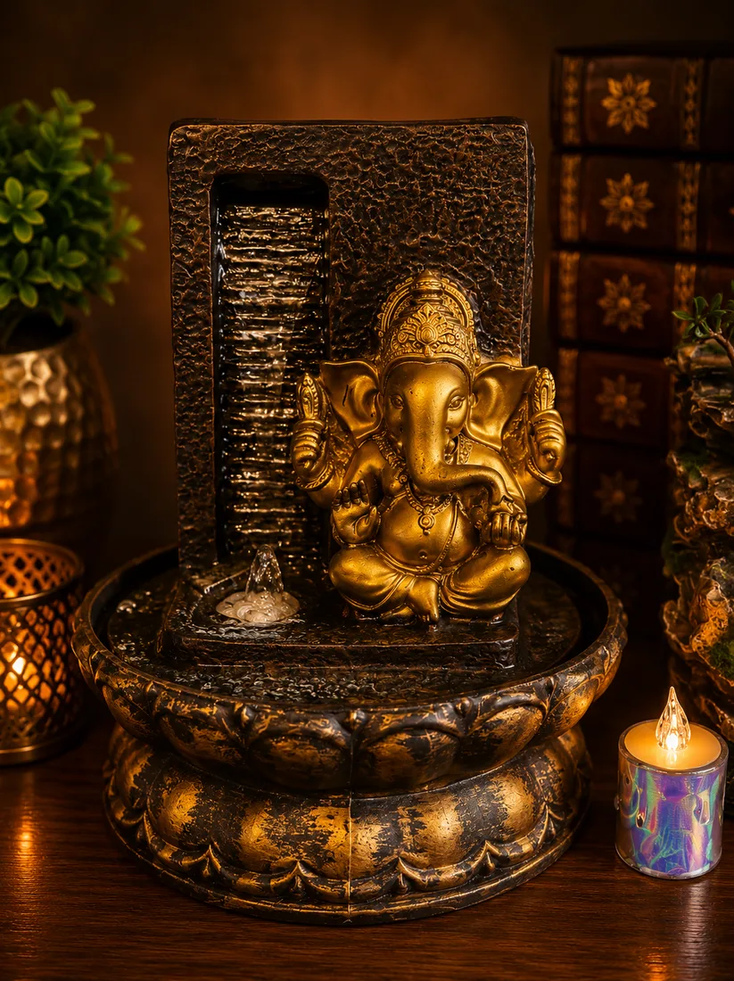Ganesha Tabletop Water Fountain