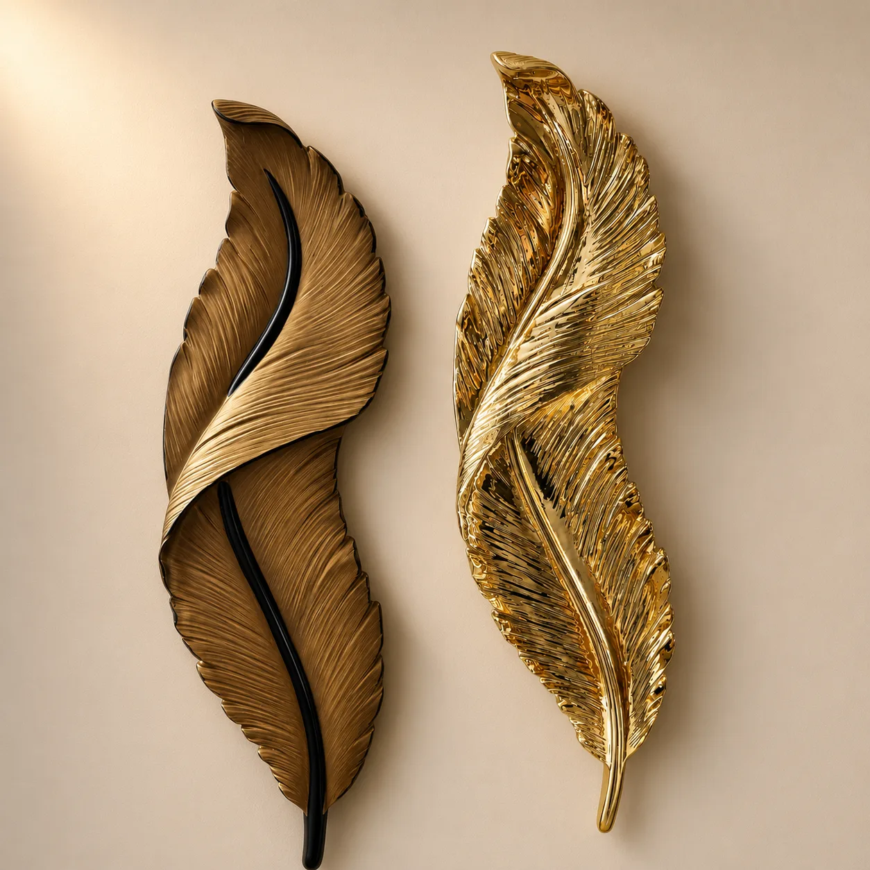 Golden Angel Wings Wall Decor
