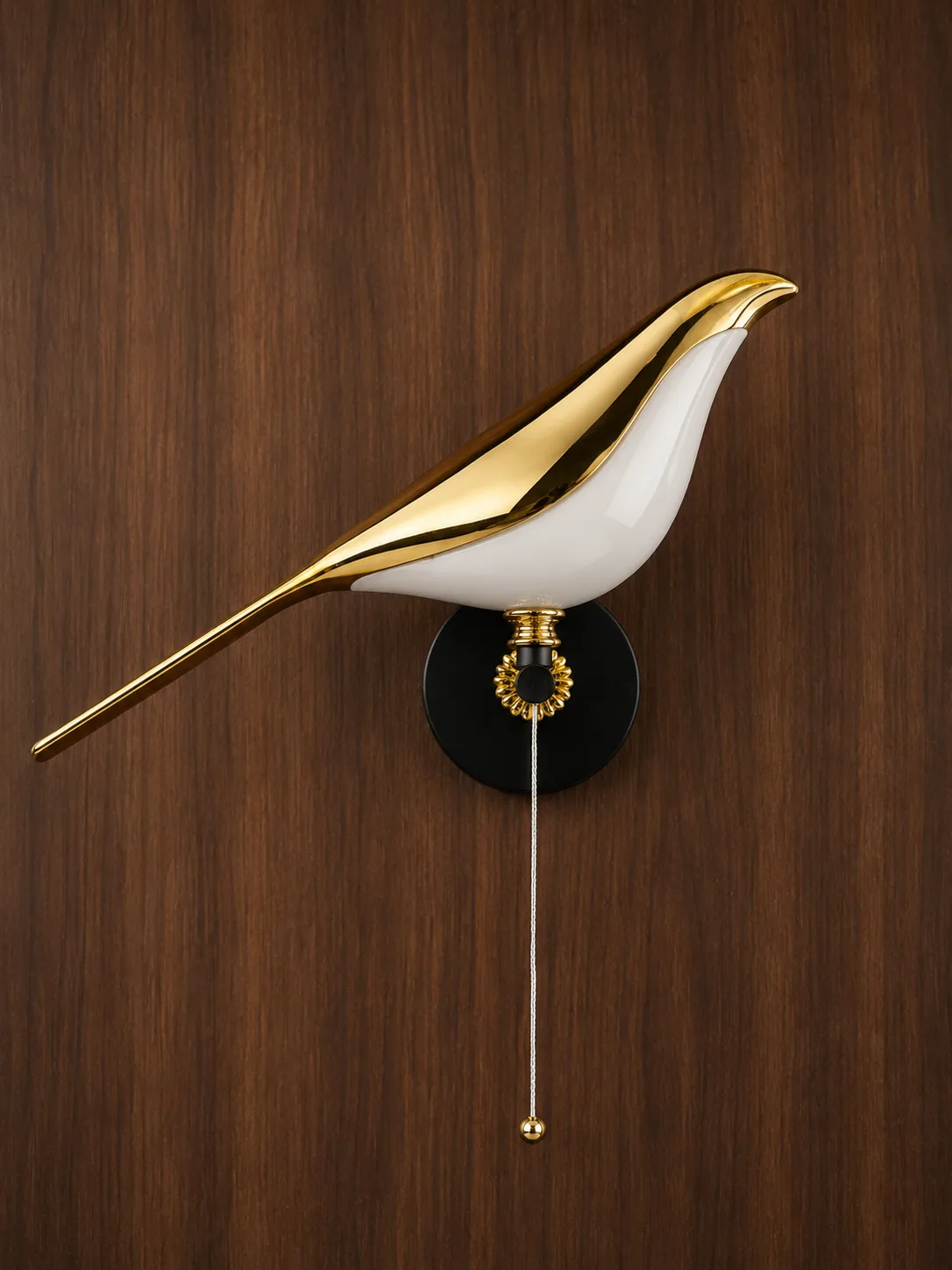 Golden Bird Wall Light