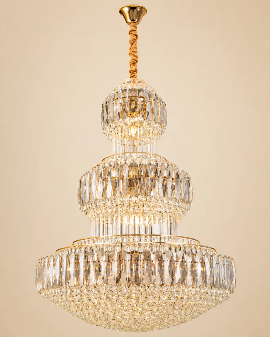 Imperial Tiered Crystal Chandelier