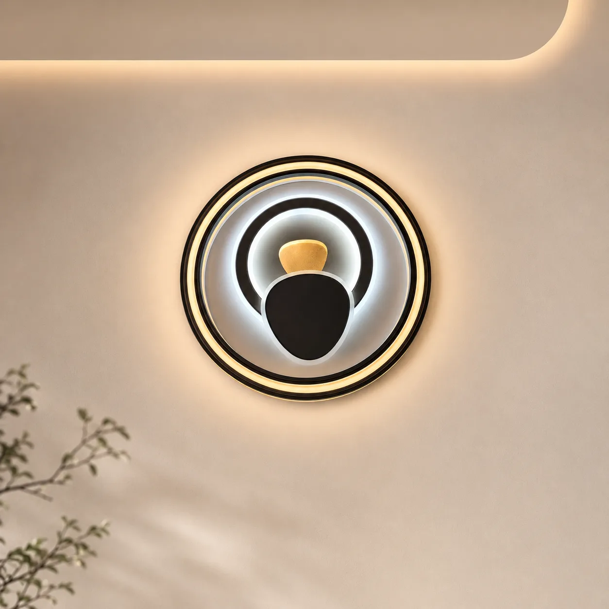 Round Spotlight Wall Light