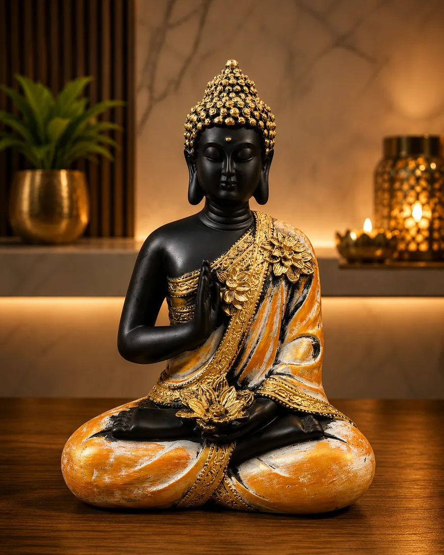 Serene Meditating Buddha Statue