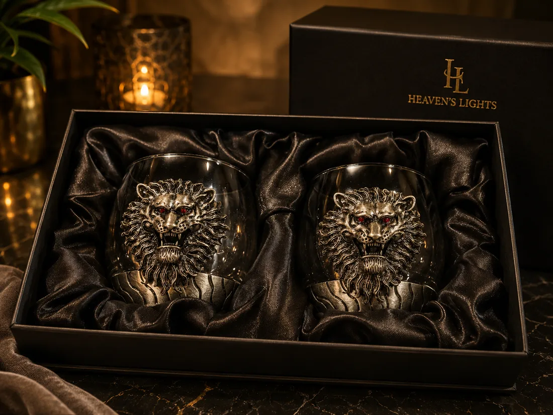 Silver Owl Showpiece Gift Set