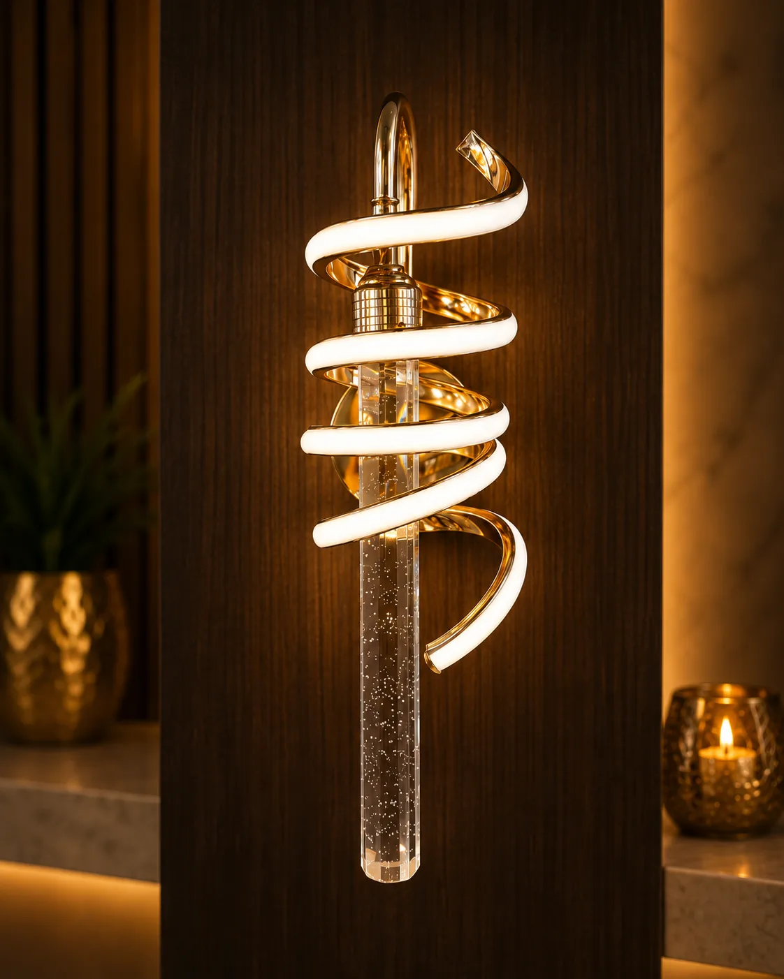 Spiral LED Filament Pendant